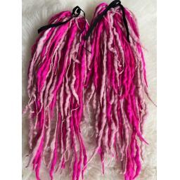 Rio and pink dread wool off head.jpg