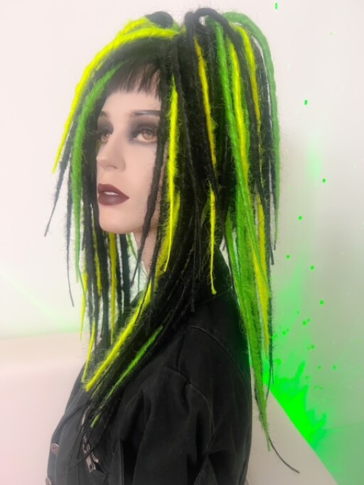 Blk, UV Yellow and Green Dreads 1.jpg